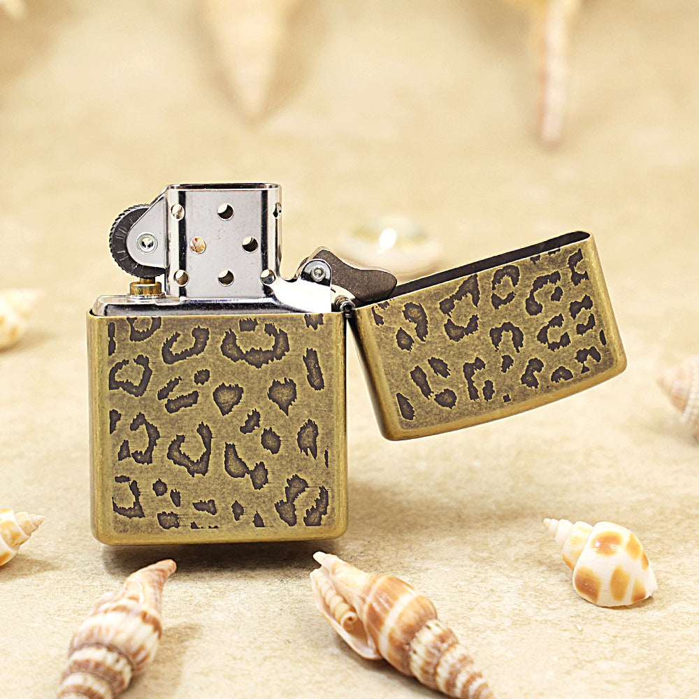 Zippo Antique Brass Leopard (Safari Series) - KR11