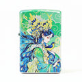 Zippo Green Color-Printed Peacock Princess and Bird - CS04