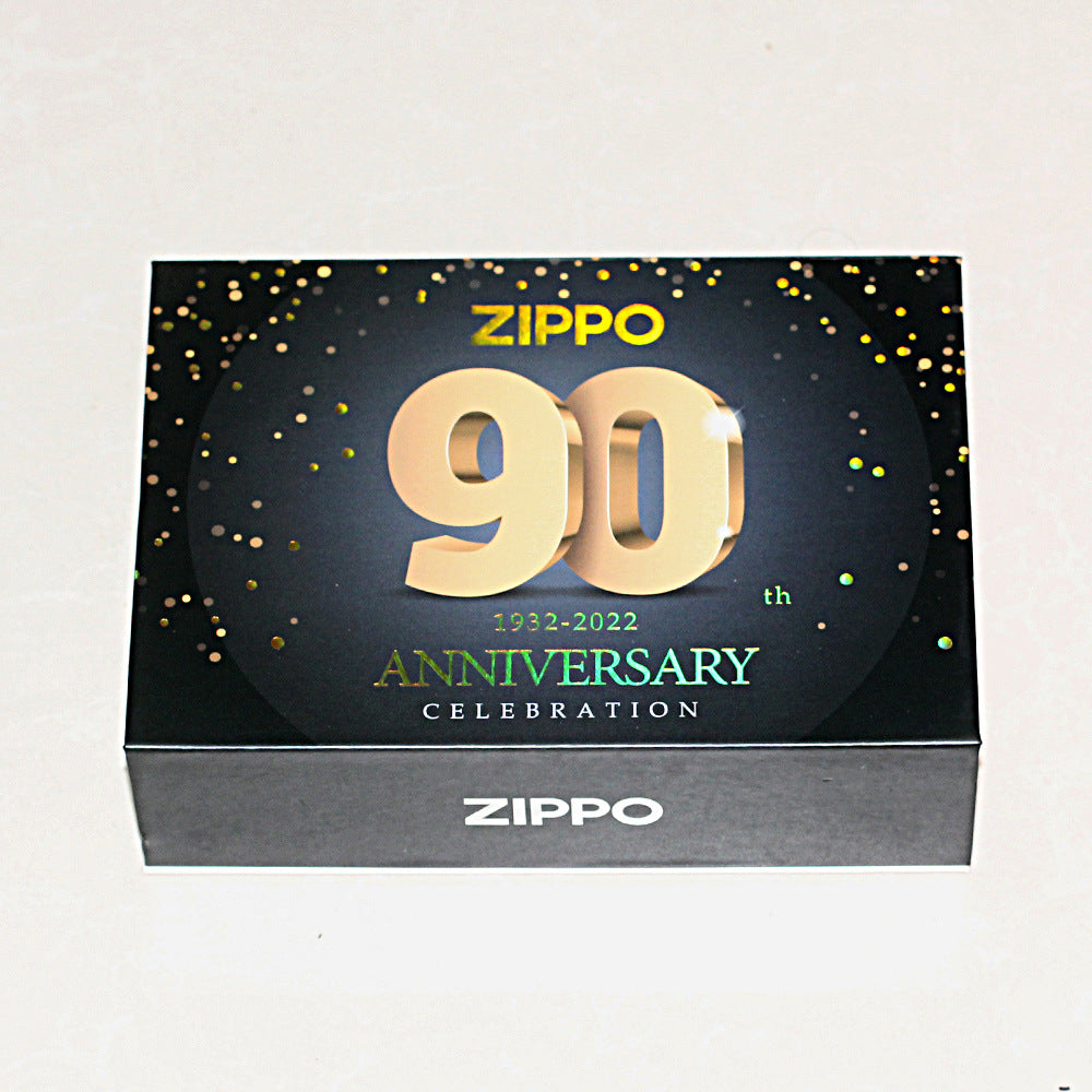 Zippo Heavy Relief 90th Anniversary Mecha Digital Case Set - CM51