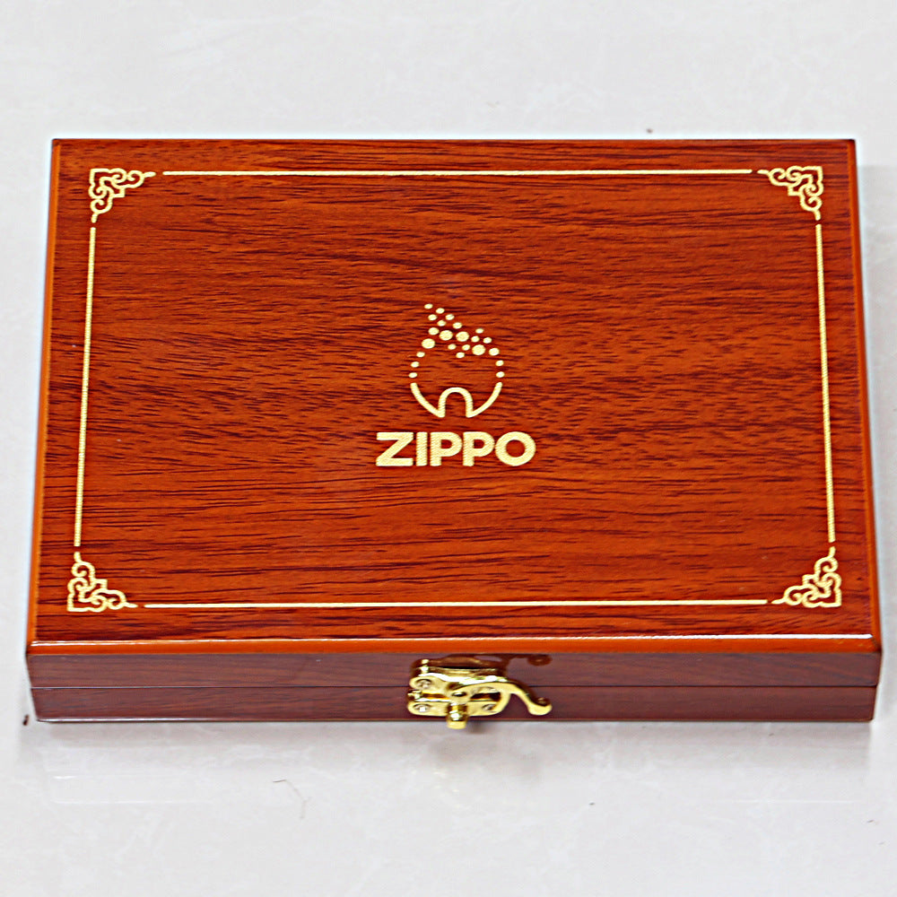 Zippo Heavy Relief Copper Tone Sword of Judgment and Cross - CM18