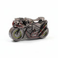 Zippo Heavy Relief Dark Tone Motorcycle Figurine Case Set - CM11