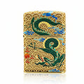 Zippo Heavy Relief Dragon and Phoenix Bring Prosperity Pair Set - CM54