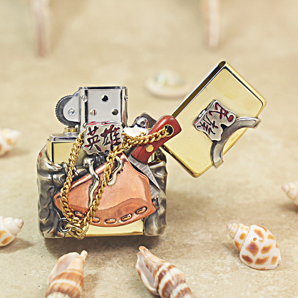 Zippo Heavy Relief From Beijing with Love 007 Cocktail Case Set - CM31