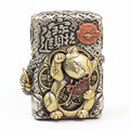 Zippo Heavy Relief Maneki-Neko Lucky Cat Fortune Case Set - CM19