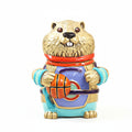 Zippo Heavy Relief Painted Gold Animal Figurine Basketball - CM10