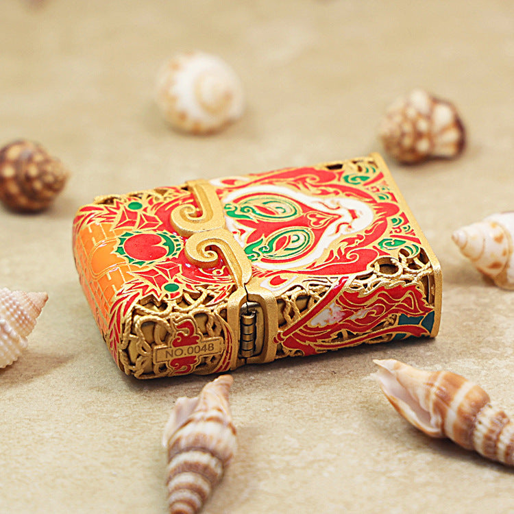 Zippo Heavy Relief Red WuKong Case - CM45