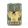 Zippo Heavy Relief Sanxingdui Golden Mask and Bronze Patina Case Set - CM25