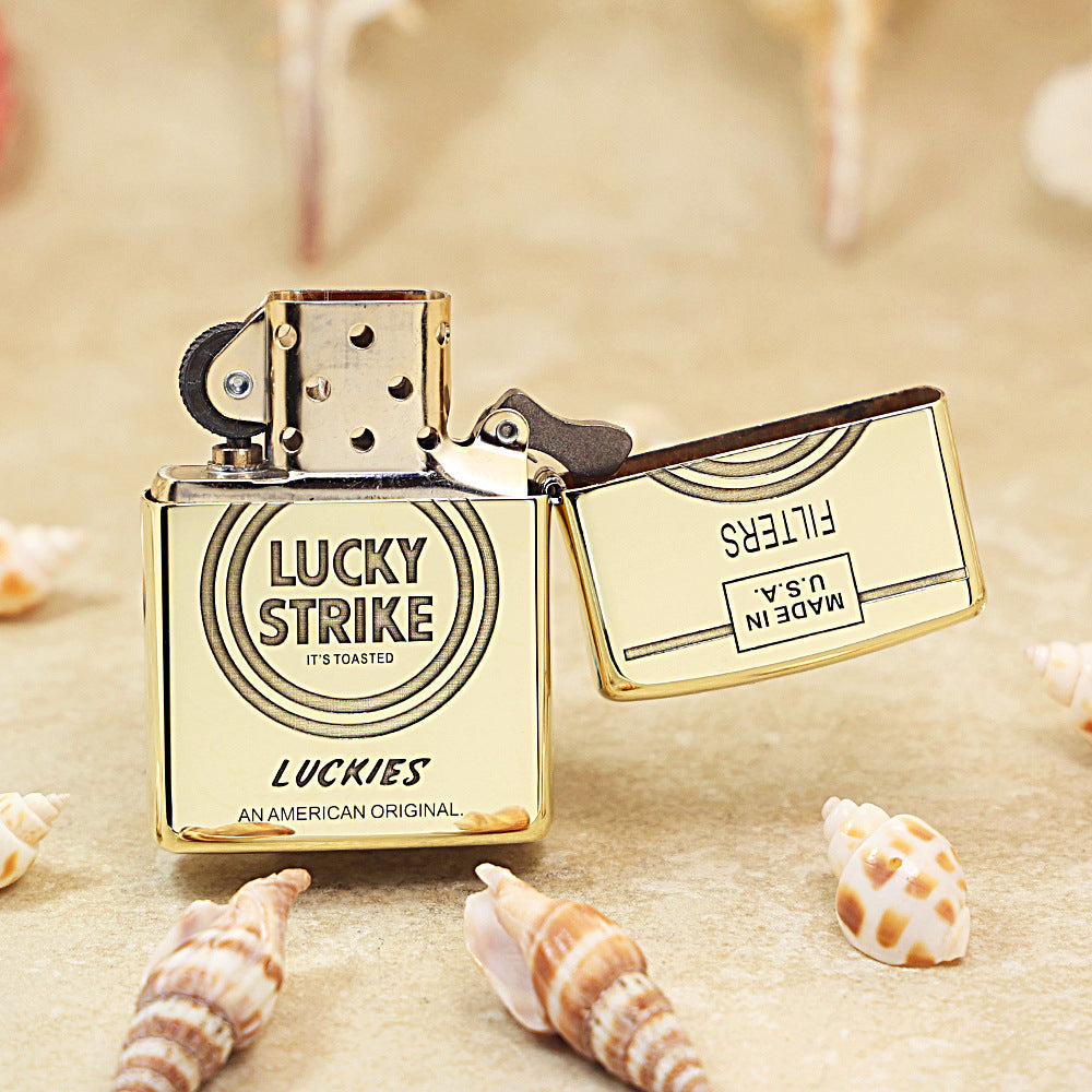 Zippo High Polish Brass Lucky Strike Filters - CC97