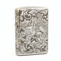Zippo High Polish Chrome Deep Carved Dragon and Full Arabesque - SC26