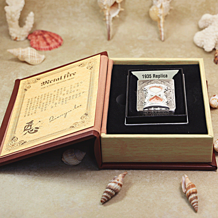 Zippo 'Mermaid Hourglass' Deep Carve - DS118