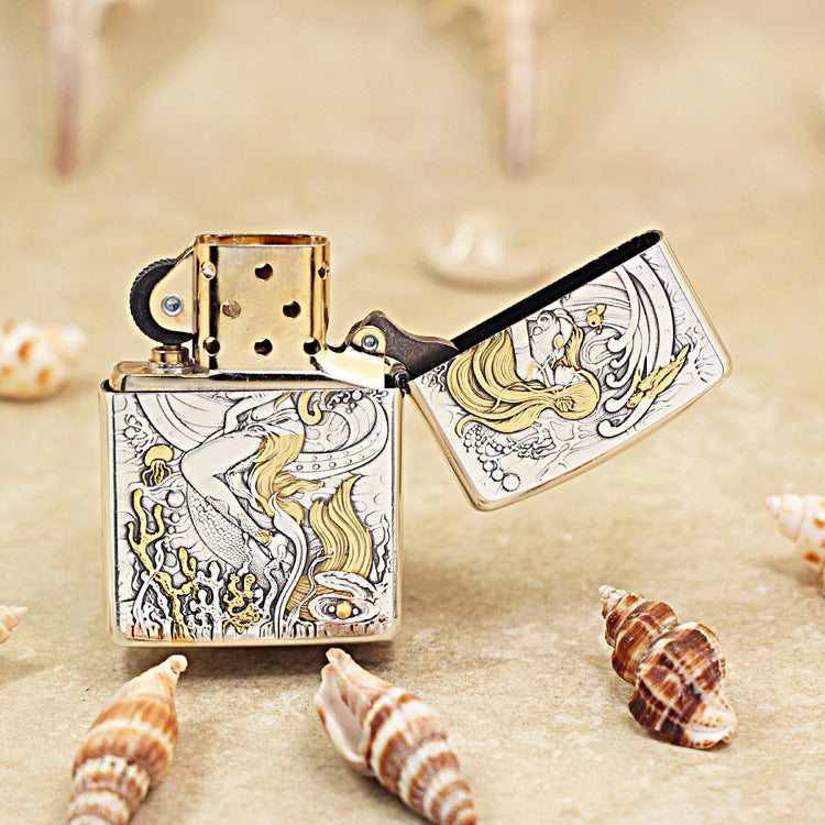 Zippo 'Mermaid Queen' Deep Carve - DS109