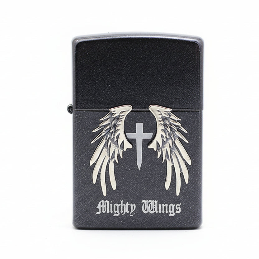 Zippo 'Mighty Wings' with Cross Emblem - JP70
