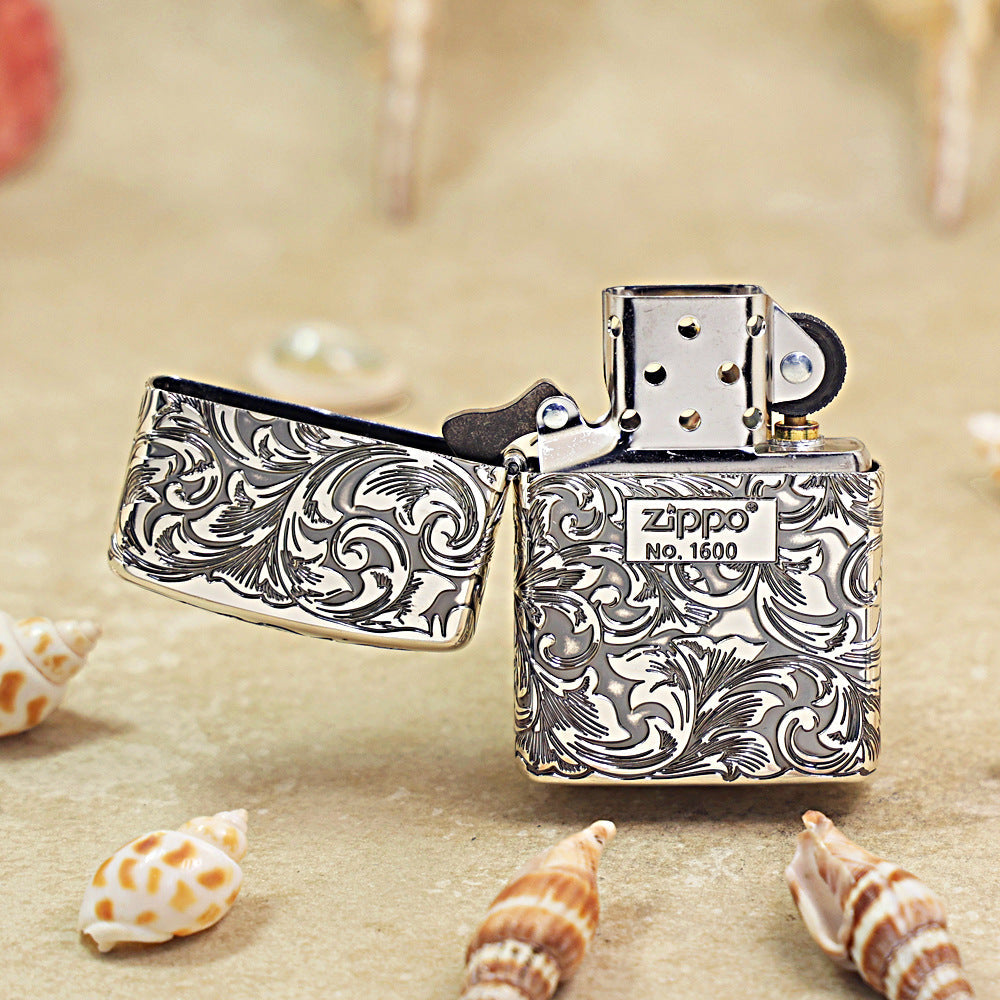 Zippo Silver Plated Grand Floral Arabesque 162-DS13