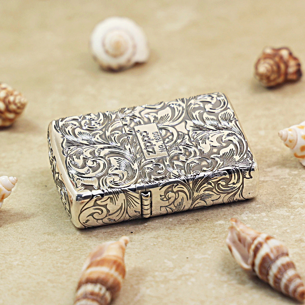 Zippo Silver Plated Grand Floral Arabesque 162-DS13