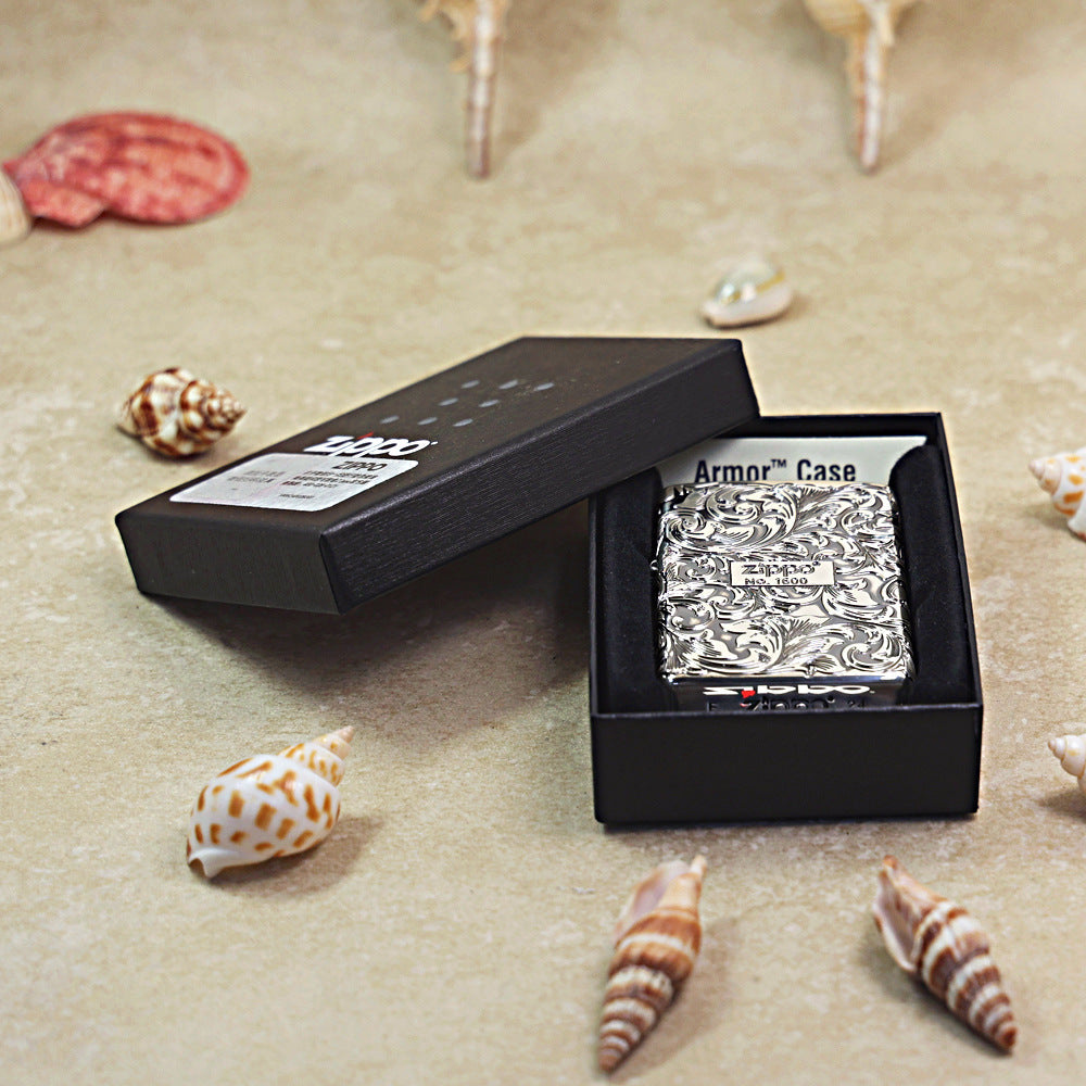 Zippo Silver Plated Grand Floral Arabesque 162-DS13