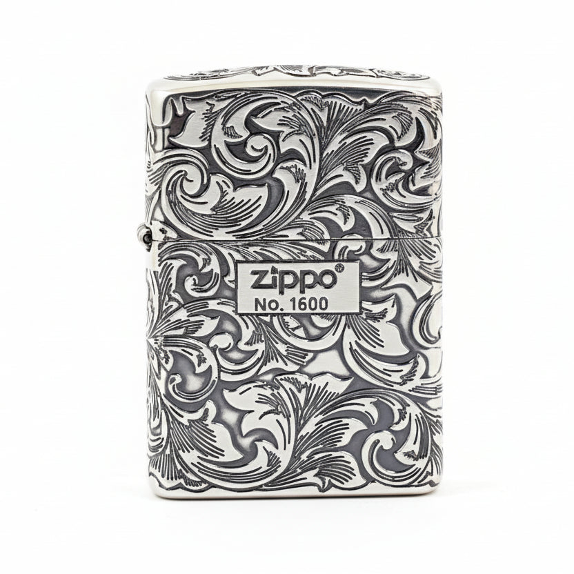 Zippo Silver Plated Grand Floral Arabesque 162-DS13