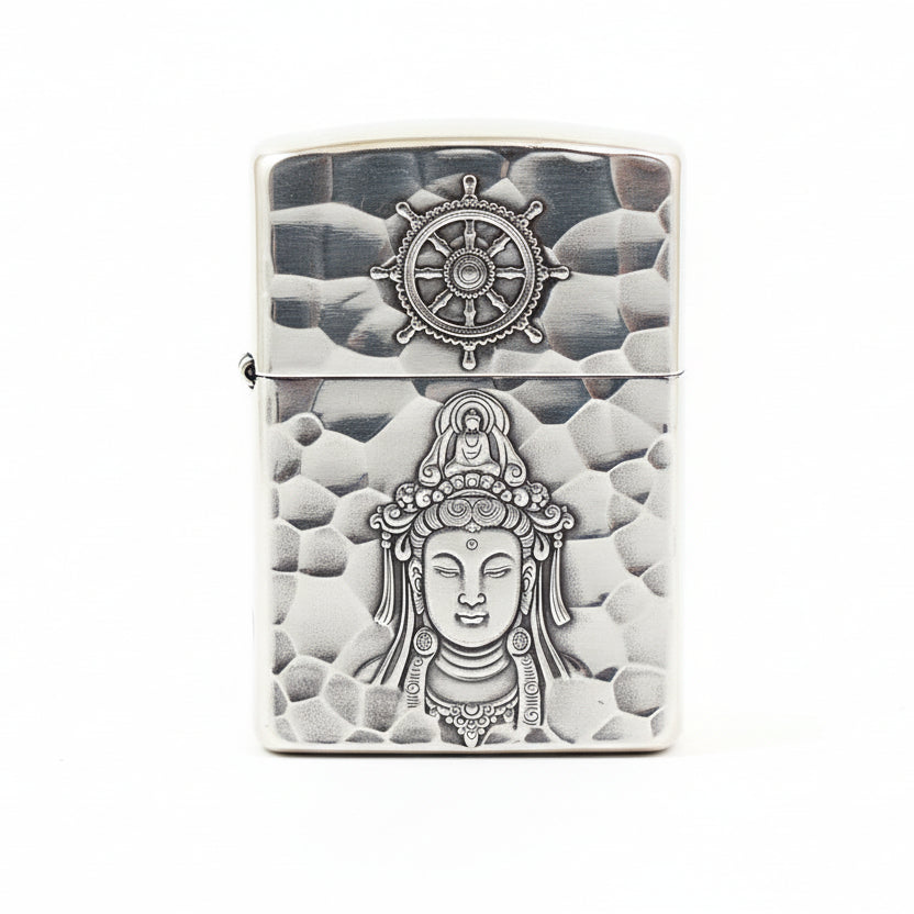 Zippo Silver-Plated 'Guanyin of Compassion' 162-DS68