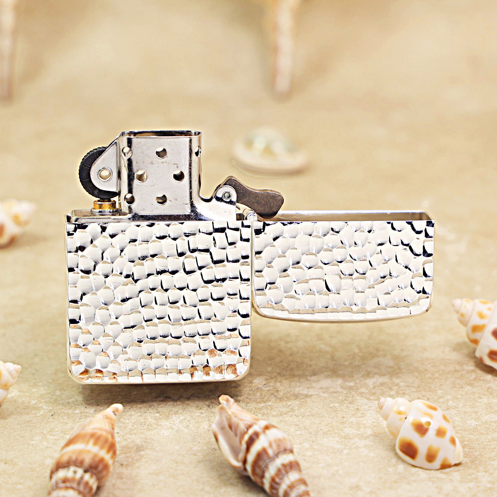 Zippo Silver-Plated 'Meteor Crater' 1941-DS84