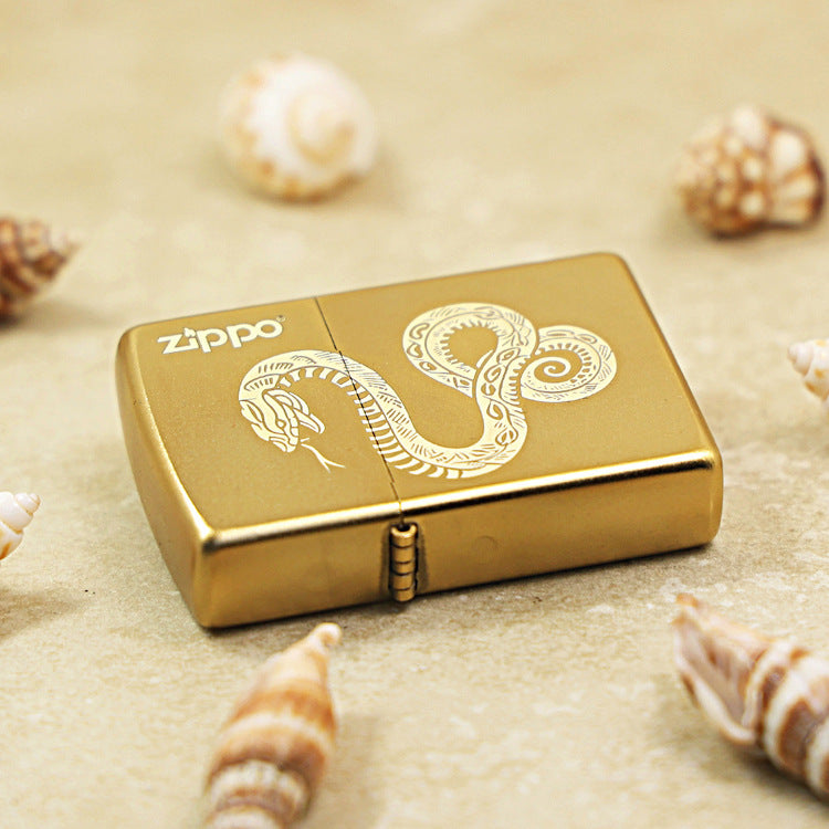 Zippo Snake Engraving - Animal Zodiac Series - DS105