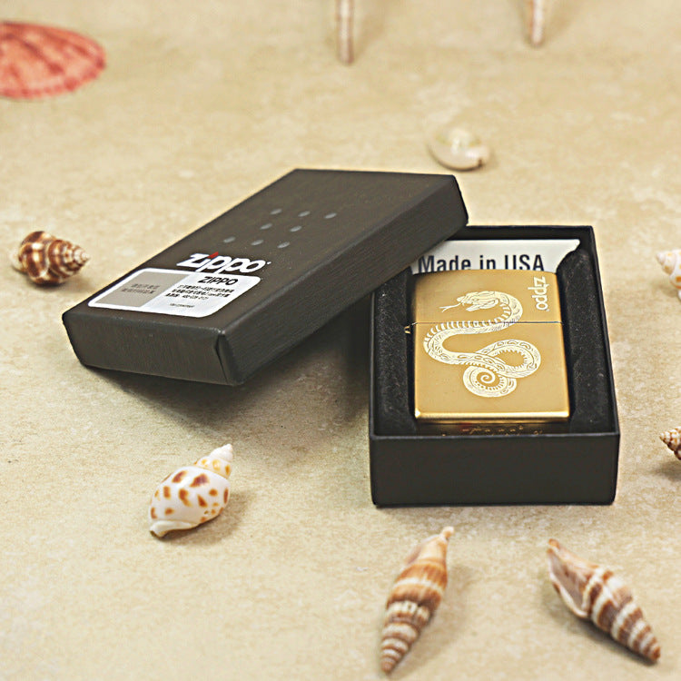Zippo Snake Engraving - Animal Zodiac Series - DS105