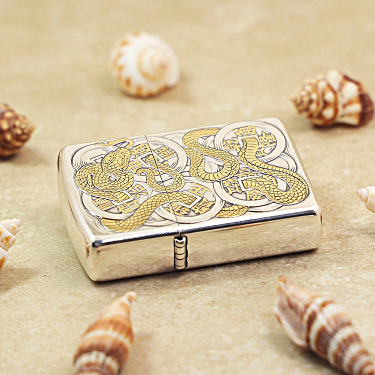 Zippo Two-Tone 'Five Coins & Spirit Serpent' 168-DS88