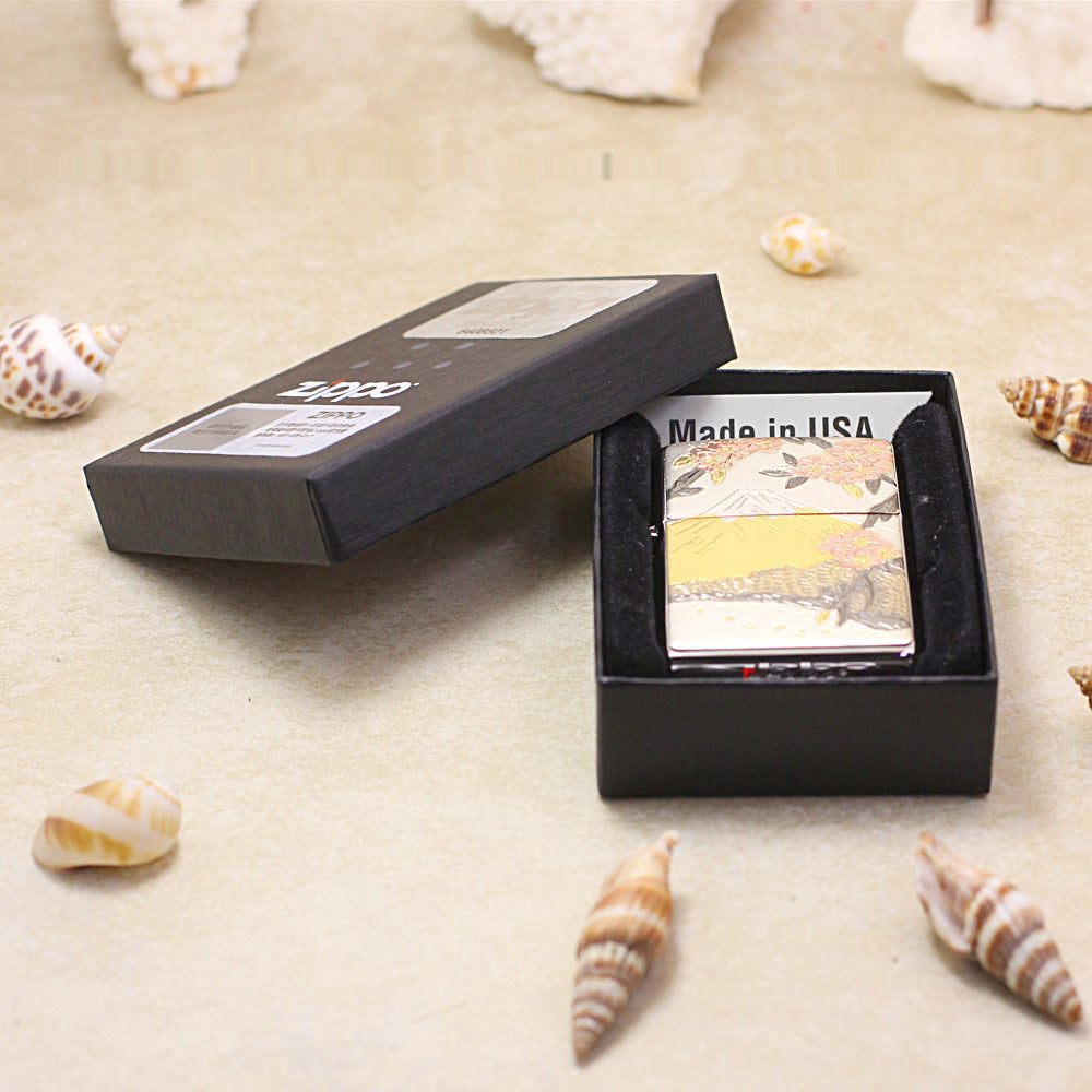 Zippo Ukiyo-e Mount Fuji & Cherry Blossoms - JP09