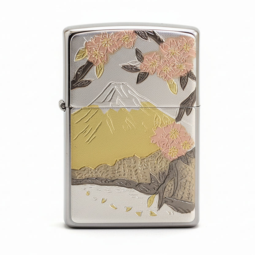 Zippo Ukiyo-e Mount Fuji & Cherry Blossoms - JP09