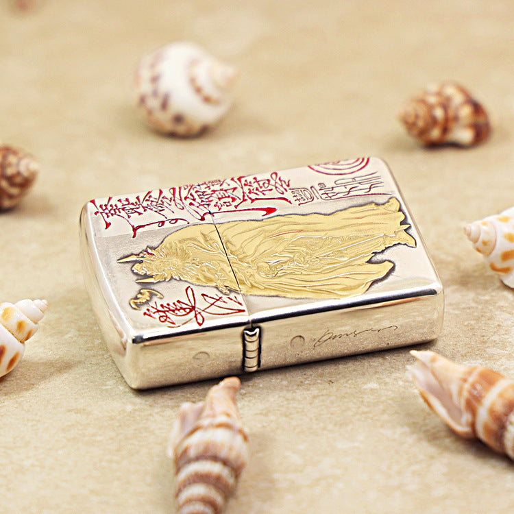 Zippo Zhong Kui Two-Tone Gold Foil Edition - DS111