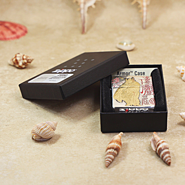 Zippo Zhong Kui Two-Tone Gold Foil Edition - DS111