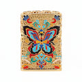 Zippo Gold-Plated Shell Cloisonné Dunhuang Dream Butterfly - CM78