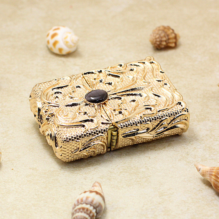 Zippo Gold Shell Case Lycoris Radiata Dark Stone - CM68