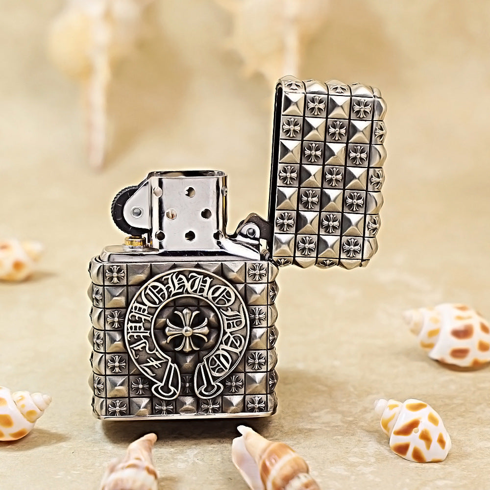 Zippo Gothic Armor Triple Cross Shell Case - CM55