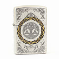 Zippo Silver-Plated Celtic Lucky Tree of Life - DS168