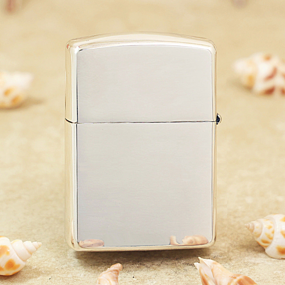 Zippo Silver-Plated Embossed Blue Enchantress Rose - DS167