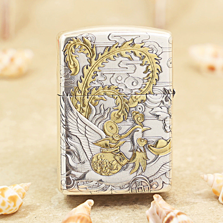 Zippo 'Dragon Brings Wealth' Deep Carve - DS110