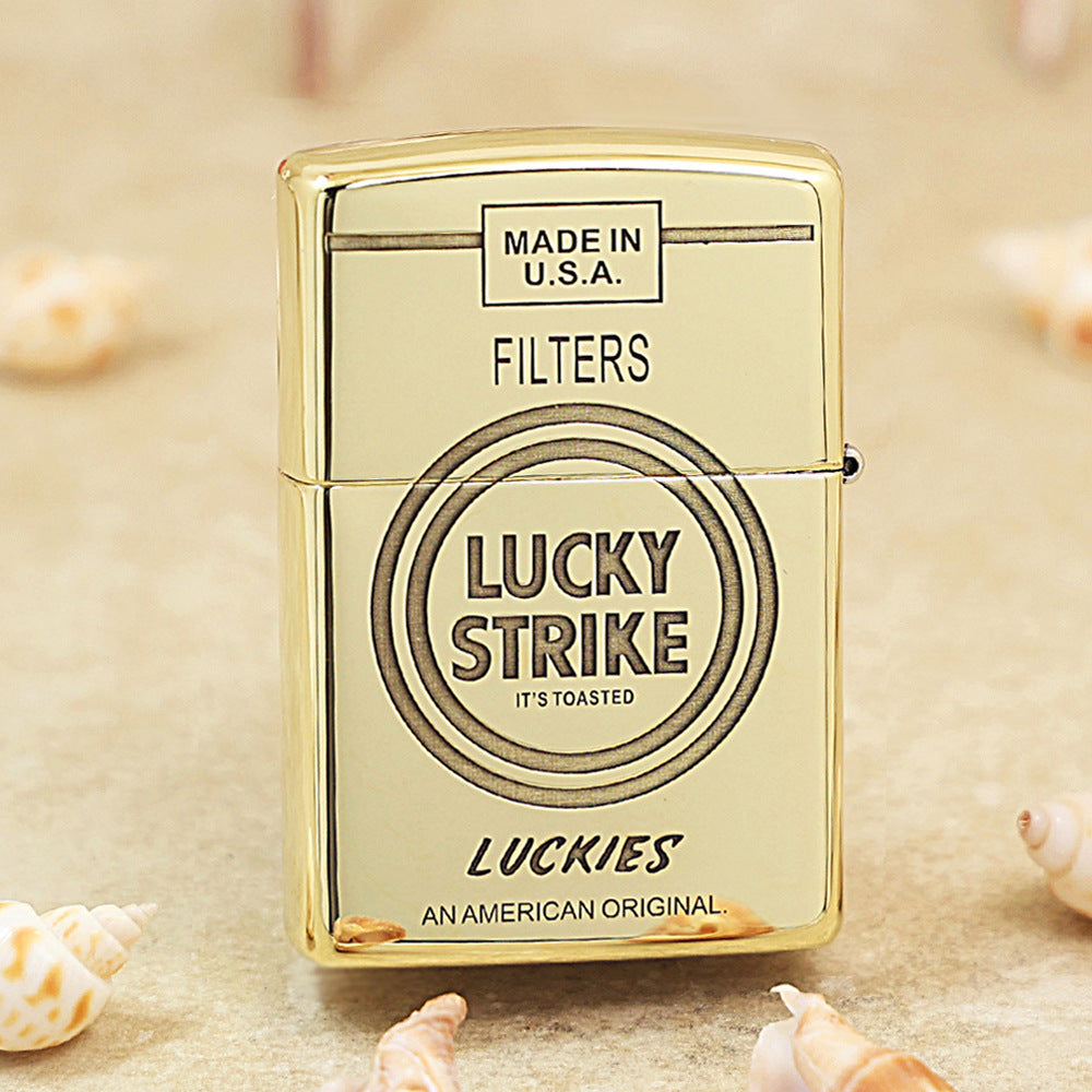 Zippo High Polish Brass Lucky Strike Filters - CC97